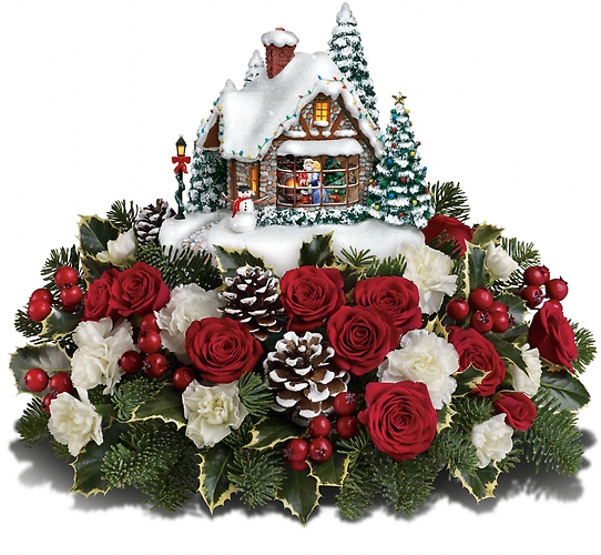 Thomas Kinkade\'s A Kiss For Santa